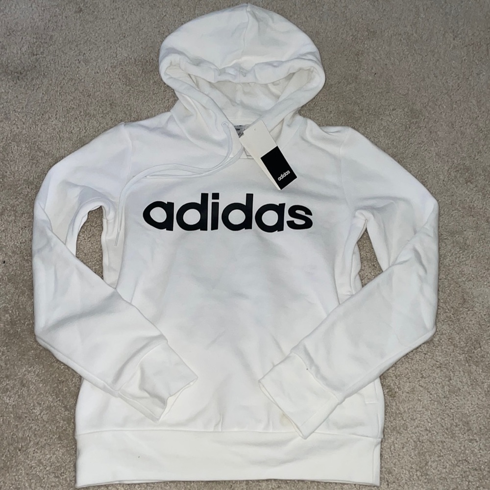 NWT Adidas White Hoodie